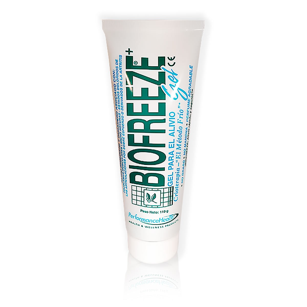 Gel de crioterapia para el alivio del malestar muscular y articular Biofreeze® formato blando de 110 gr con tapón.